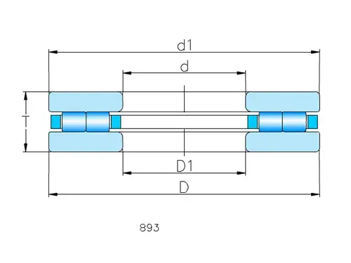  81103 TN- Thrust roller bearingShandong Ante Bearing Technology Co., LTD